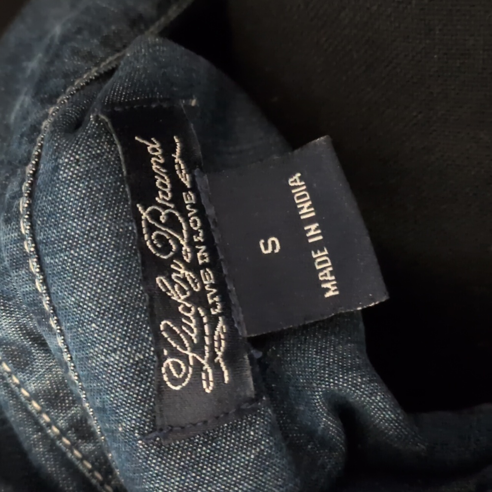 Lucky Brand Denim Shirt Dress - Picture 7 of 7